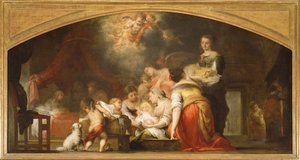 De geboorte van de Maagd, 1661 door Bartolomé Esteban Murillo